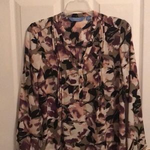 Long sleeve dressy blouse